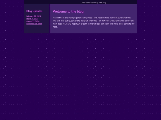 blog screenshot