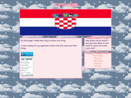 typing screenshot