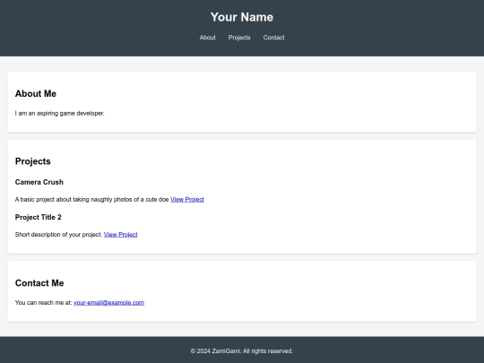 portfolio screenshot