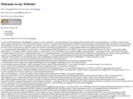 index screenshot