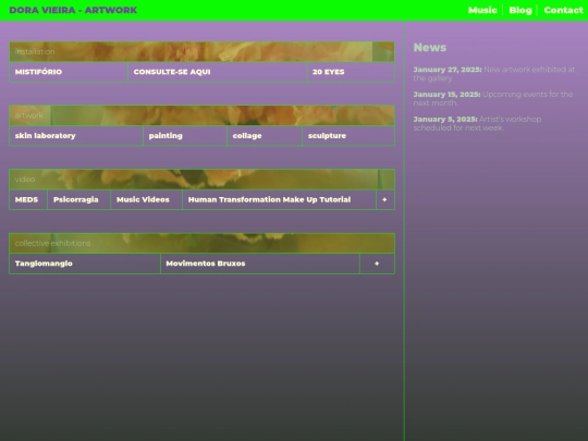 newsite screenshot