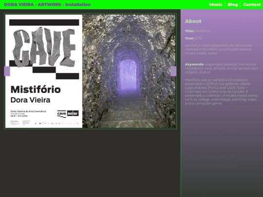 newsite/installation-mistiforio screenshot
