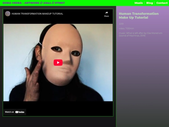 video-humantransformation screenshot
