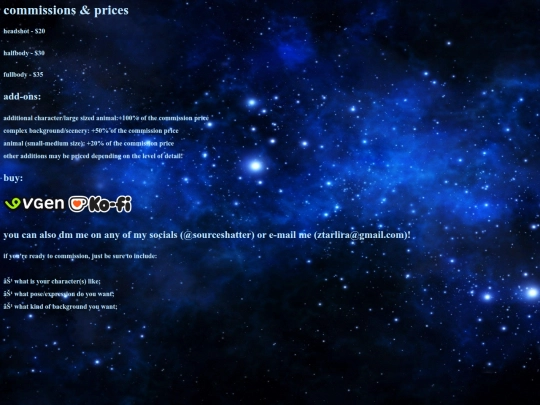 neocities-sourceshatter/commissions_and_prices screenshot