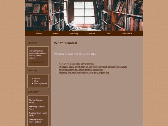learning screenshot