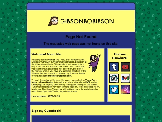 Homepage screenshot