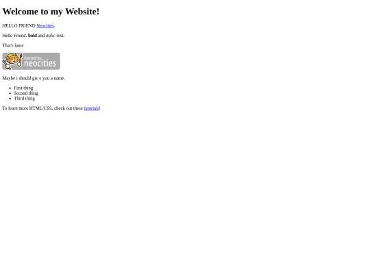 index screenshot