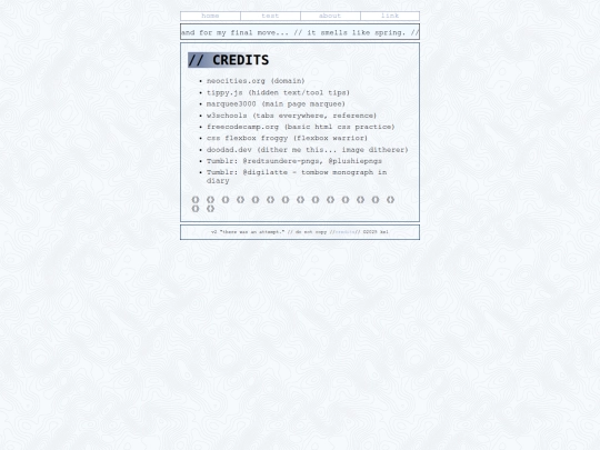 credits screenshot