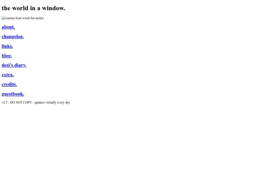 index screenshot