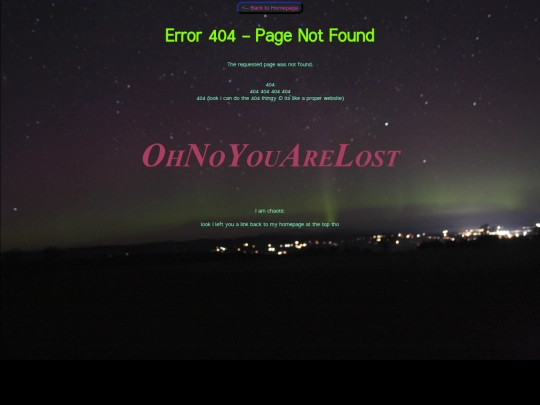 not_found screenshot