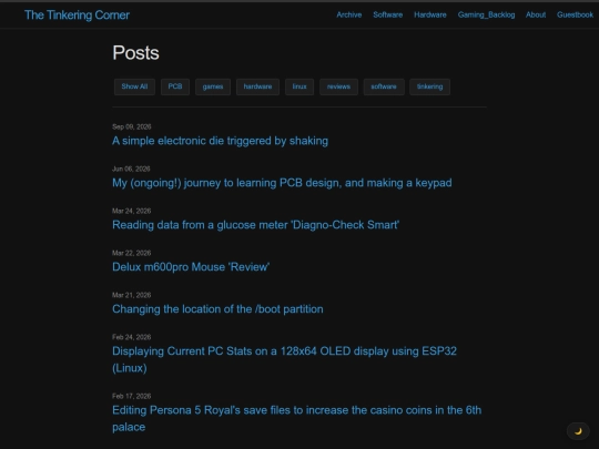archive screenshot
