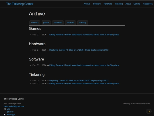 archive screenshot
