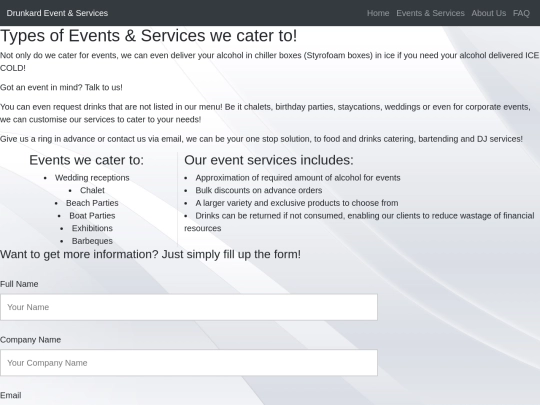oldeventandservices screenshot
