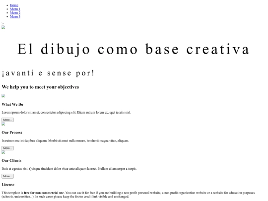 el dibujo como base creativa screenshot