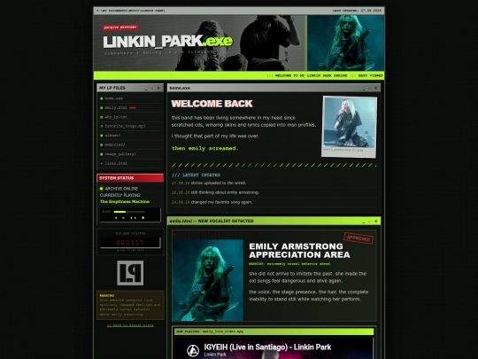 shrines/linkinpark screenshot
