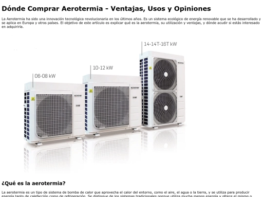 aerotermia screenshot