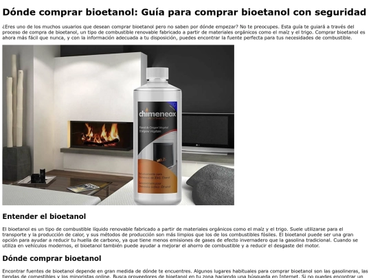 bioetanol screenshot