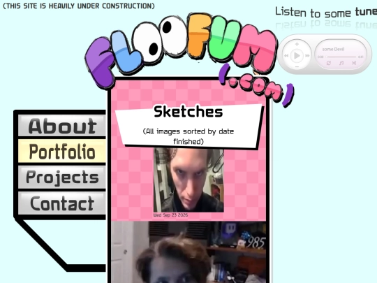 portfolio/sketches screenshot