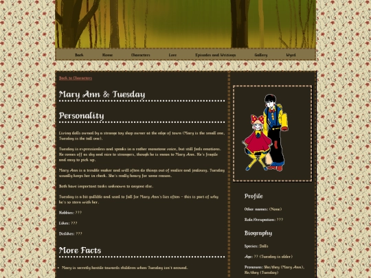 Sweven/Characters/MaryandTues screenshot