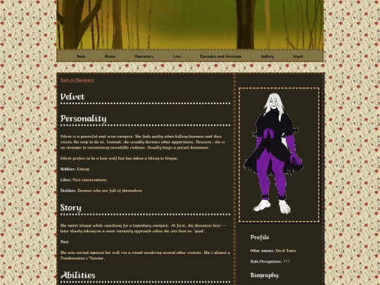 Sweven/Characters/Velvet screenshot