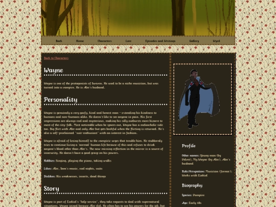 Sweven/Characters/Wayne screenshot