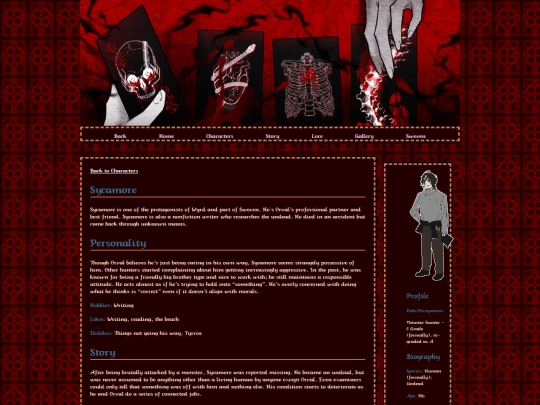 Wyrd/Characters/Sycamore screenshot