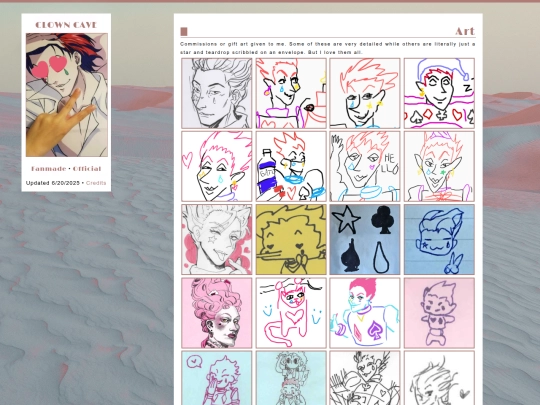 fanmadeart screenshot