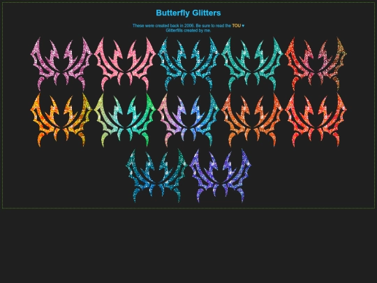Glitters/Butterfly screenshot