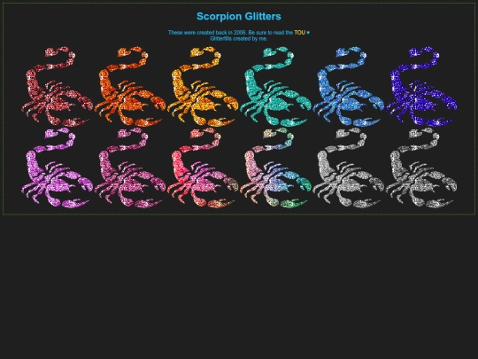 Glitters/Scorpion screenshot