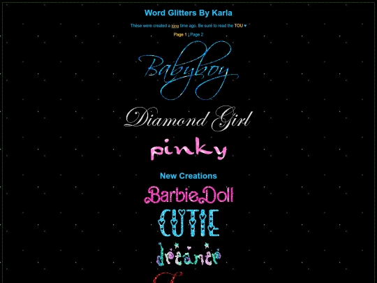 Glitters/Words2 screenshot