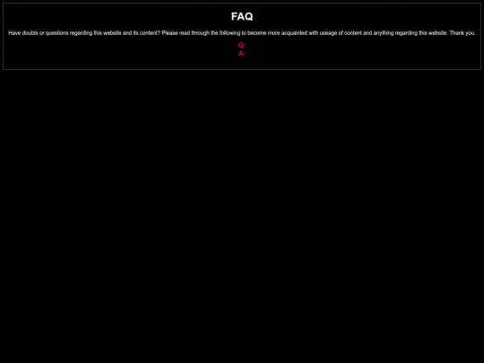 SITE/FAQ screenshot