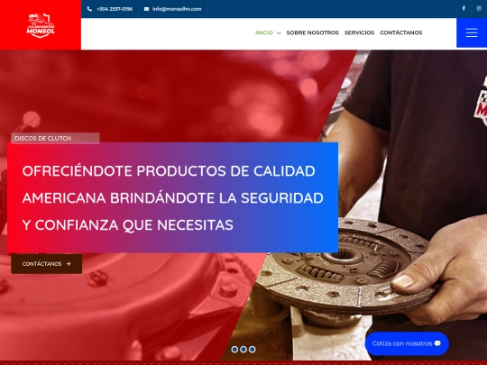 monsolrepuestos screenshot