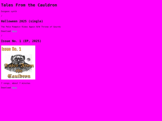 music/cauldron screenshot