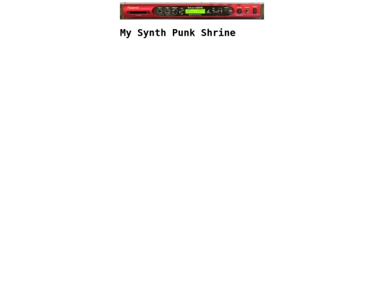 synth-punk screenshot