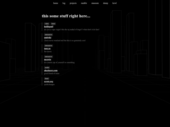 links screenshot