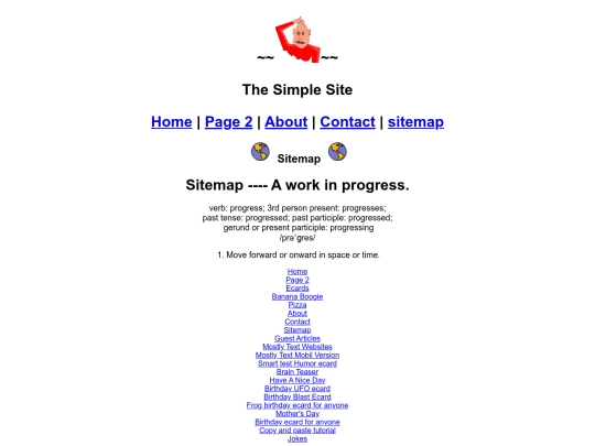 sitemap screenshot