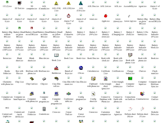 pages/internal/icons/icons screenshot