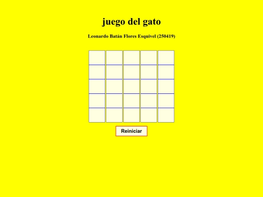 pagina con menu screenshot