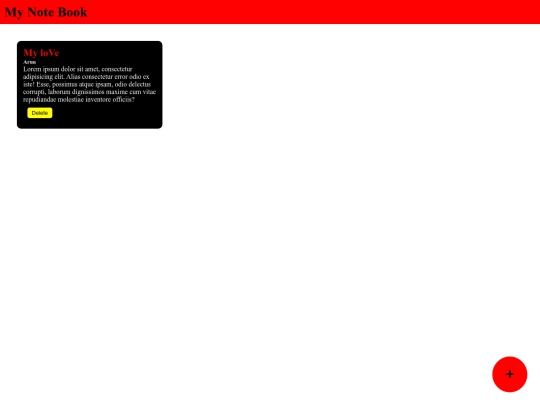 notes screenshot