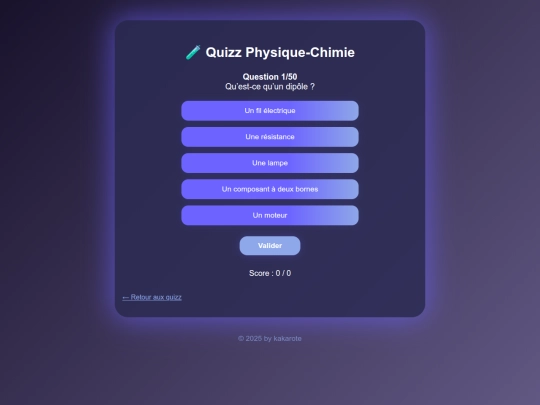 quizz-physique screenshot