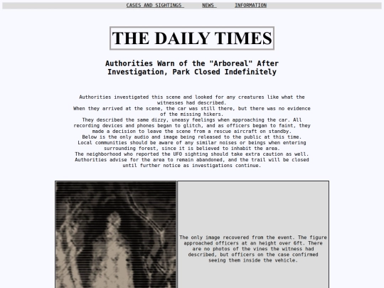sightings screenshot