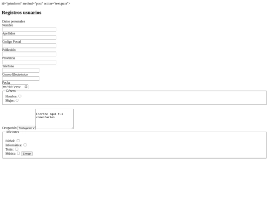 Formulario1 screenshot