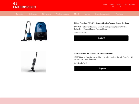 vaccum screenshot
