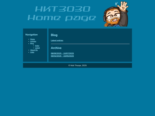 blog screenshot
