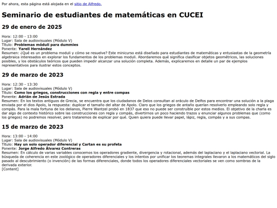 seminario-cucei screenshot