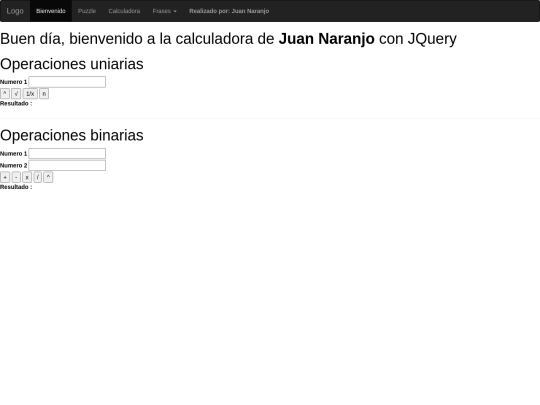 modulo6/calculator screenshot