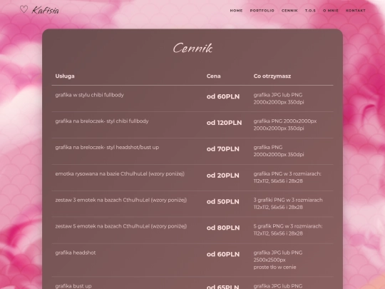 cennik screenshot