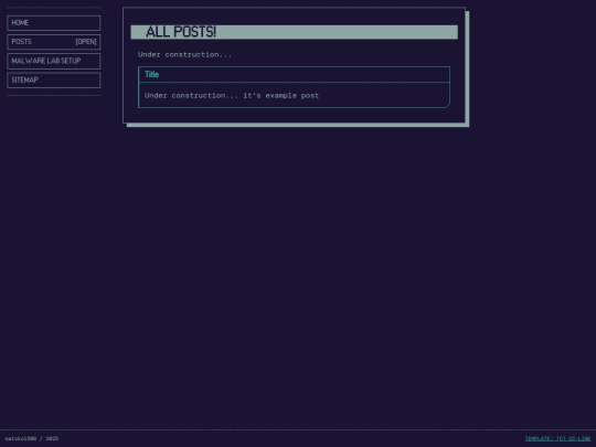 posts screenshot