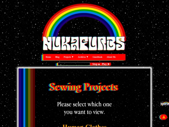 sewingmenu screenshot