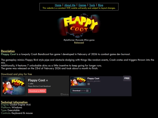 my_games/flappy_coot screenshot